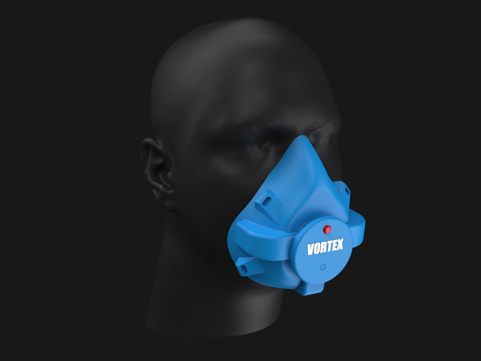 Person wearing Vortex device